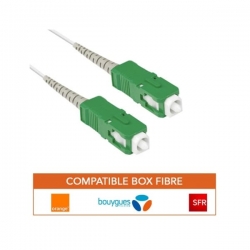 Cable fibre optique pour box fibre SC-APC SC-APC